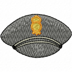 Police Embroidery Design 1